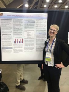 Kaitlin Fronberg and their 2019 SRCD poster