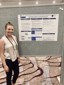 Madison R. Kelm with their 2022 ICIS poster.