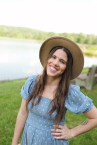 Berenice Anaya standing by a lake