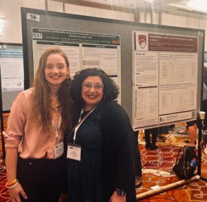 Kivilcim Degirmencioglu & Dr. Koraly Pérez-Edgar with 2024 ISDP poster