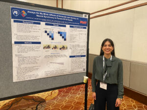 Lucia Herrero with 2024 ISDP poster